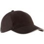 Kup Orlando 6 paneles sapka, Chocolate/Beige, U