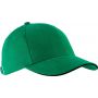 Kup Orlando 6 paneles sapka, Kelly Green/Black