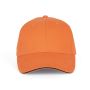Kup Orlando 6 paneles sapka, Orange Zest/Dark Grey, U