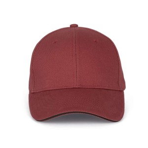 Kup Orlando 6 paneles sapka, Red Safran/Dark Grey, U (sapka)