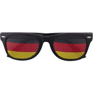 Napszemüveg zászlóval, fekete/piros (napszemüveg)