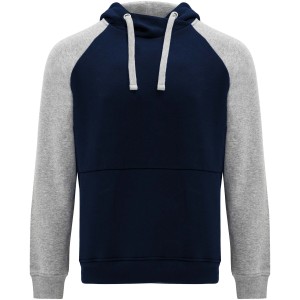 Roly Badet gyerek kapucnis pulver, Navy Blue, Heather grey (pulver)