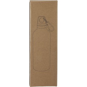 Újraacél duplafalú kulacs, 500 ml, fekete (termosz)
